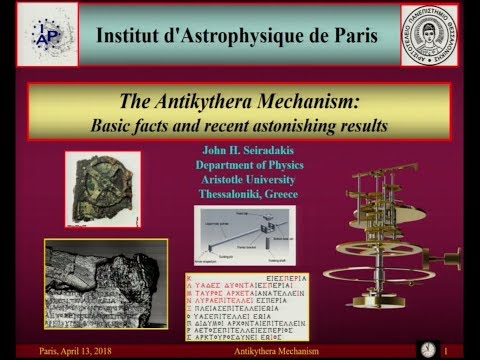 The Antikythera Mechanism: decoding an astonishing 2000 years old astronomical computer