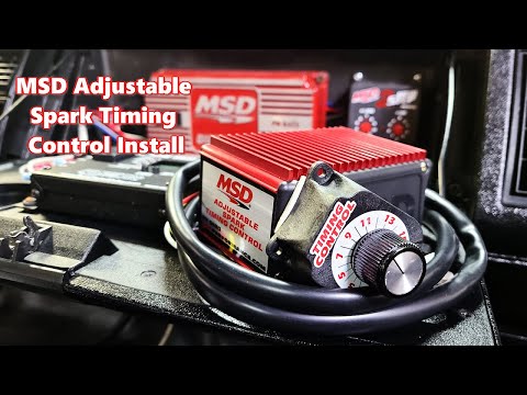 MSD Adjustable Spark Timing Control Install