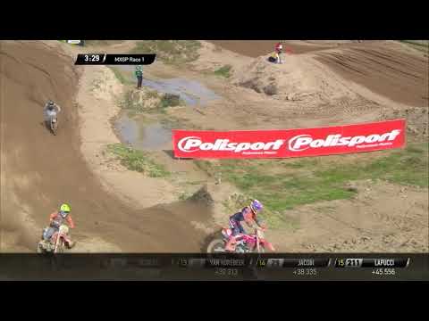 Cairoli passes Seewer and battle with Evans - MXGP Race 1 - MXGP of Europe 2020