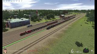 Trainz Railroad -  Port Hazel to Towsen Route - Oxford Yard