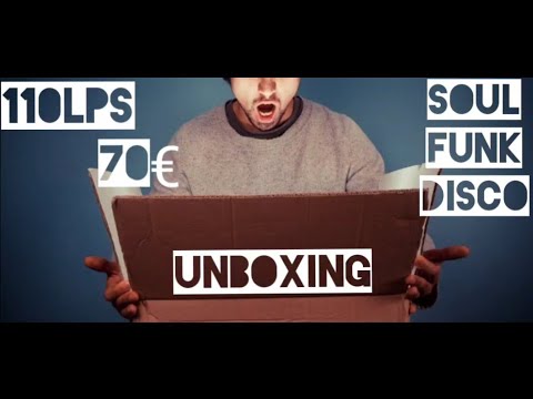 #089 Vinyl LP Schallplatten Sammlung Unboxing US Funk Soul Disco Paket 110St. Tobi 33 1/3