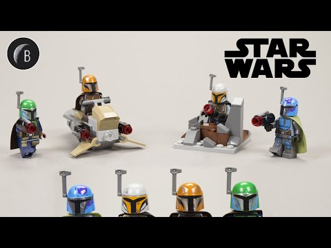 Vidéo LEGO Star Wars 75267 : Pack de combat Mandalorien