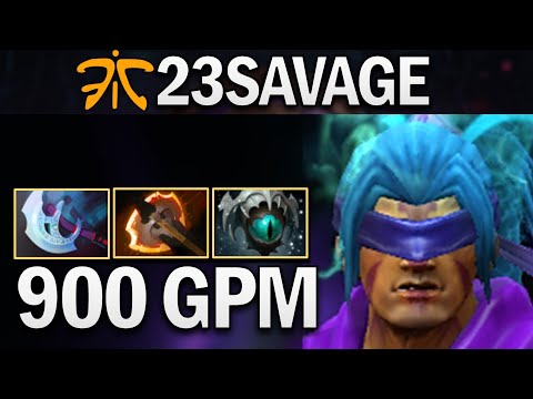 FNATIC.23SAVAGE ANTI-MAGE WITH FAST FARM - DOTA 2 PRO GAMEPLAY