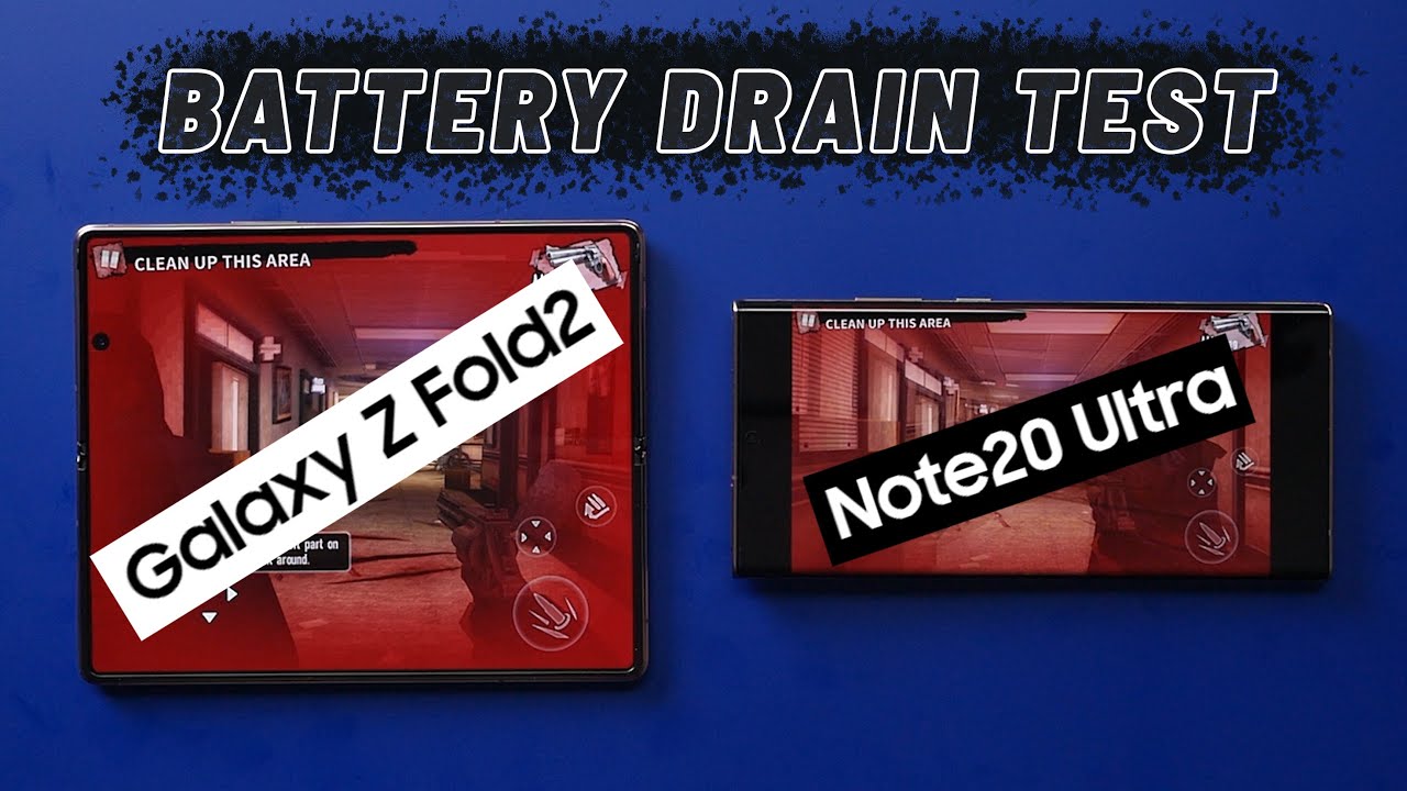 Galaxy Z Fold 2 vs Note 20 Ultra: Battery Drain Test!