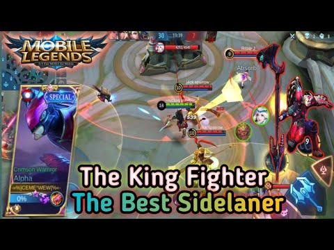 The New King Of Fighter | Alpha Best Sidelane 2021 | Gameplay & Build Mobile Legends Bang Bang!!!