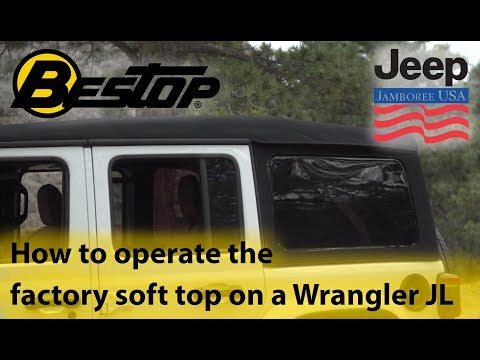 How to operate Wrangler JL factory soft top with Bestop and JJUSA