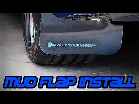 Rally Armor Mud Flaps Install on a 2018 Subaru STI