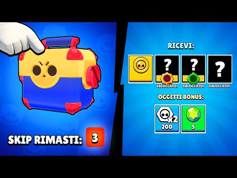 IMPOSSIBILE... 3 SKIP LUMINOSI in 1 MEGA CASSA! - Brawl Stars