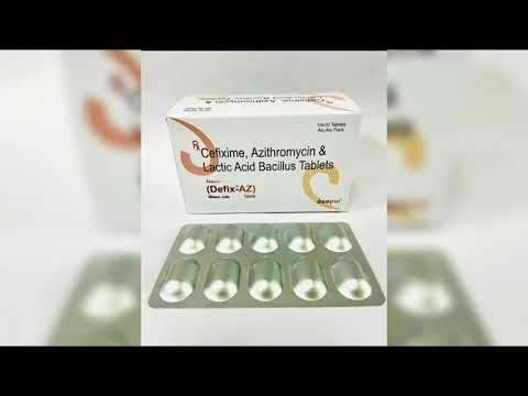 Cefixime azithrimycin lactic acid bacillus, 200 mg, packagin...