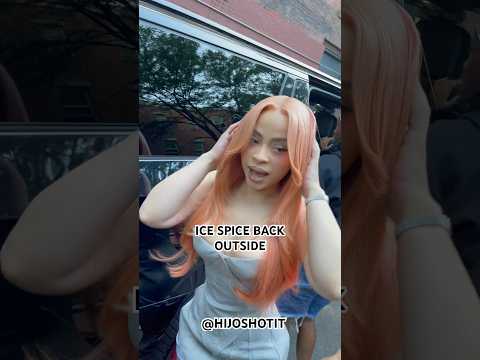 ICE SPICE IS BACK OUTSIDE #icespice #fyp #trending #viral #hiphop #hiphop #artist #rapper #fypviral