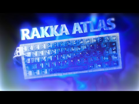 RAKKA 60 ATLAS / low latency algorithm / double pcb design / split stab keys / RAKKA V2