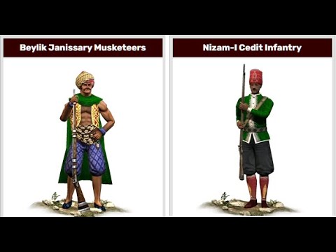 Empire: Total War 1vs1: Beylik Janissary Musketeers vs Nizam-I Cedit Infantry