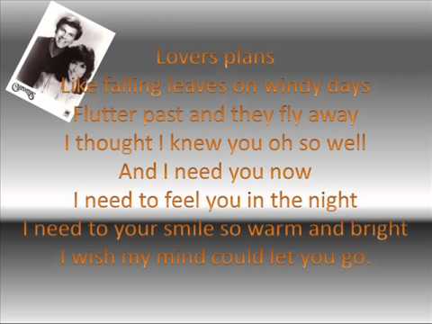 the carpenters-where do i go from here? lyrics
