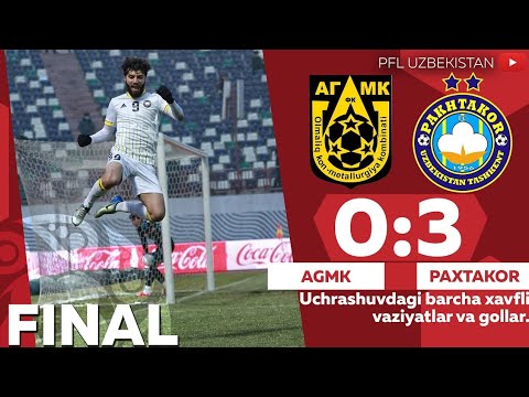 Coca-Cola Superliga 3-tur "AGMK" 0 : 3 "Paxtakor" | Faqatgina gollar tomosha qiling