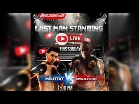 MOUTTXT VS. SWIZZLE STICK BOXING MATCH LIVE!!