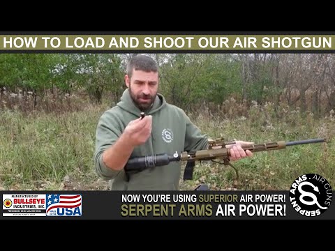 How to Load and Shoot Our Air Shotgun | Serpent Arms Air Guns