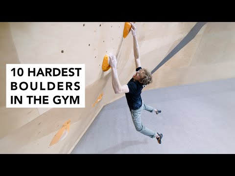 Tackling The Hardest Boulders In Brand New Gym