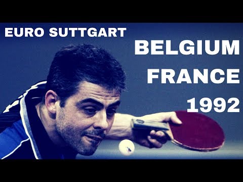 BELGIUM - FRANCE 1992 EUROPEAN CHAMPIONSHIP STUTTGART | TTBelgiumHistory17 Table Tennis