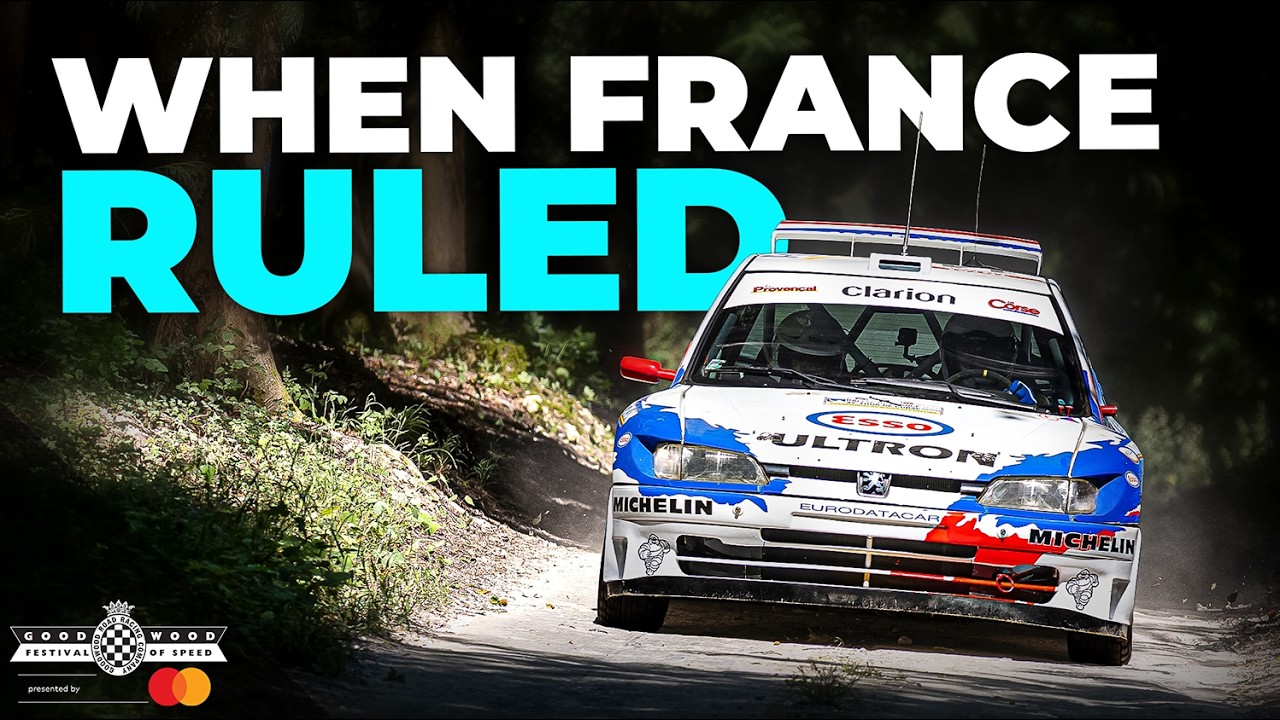 Husband & Wife take on Goodwood Rally Stage in '90s French Legend