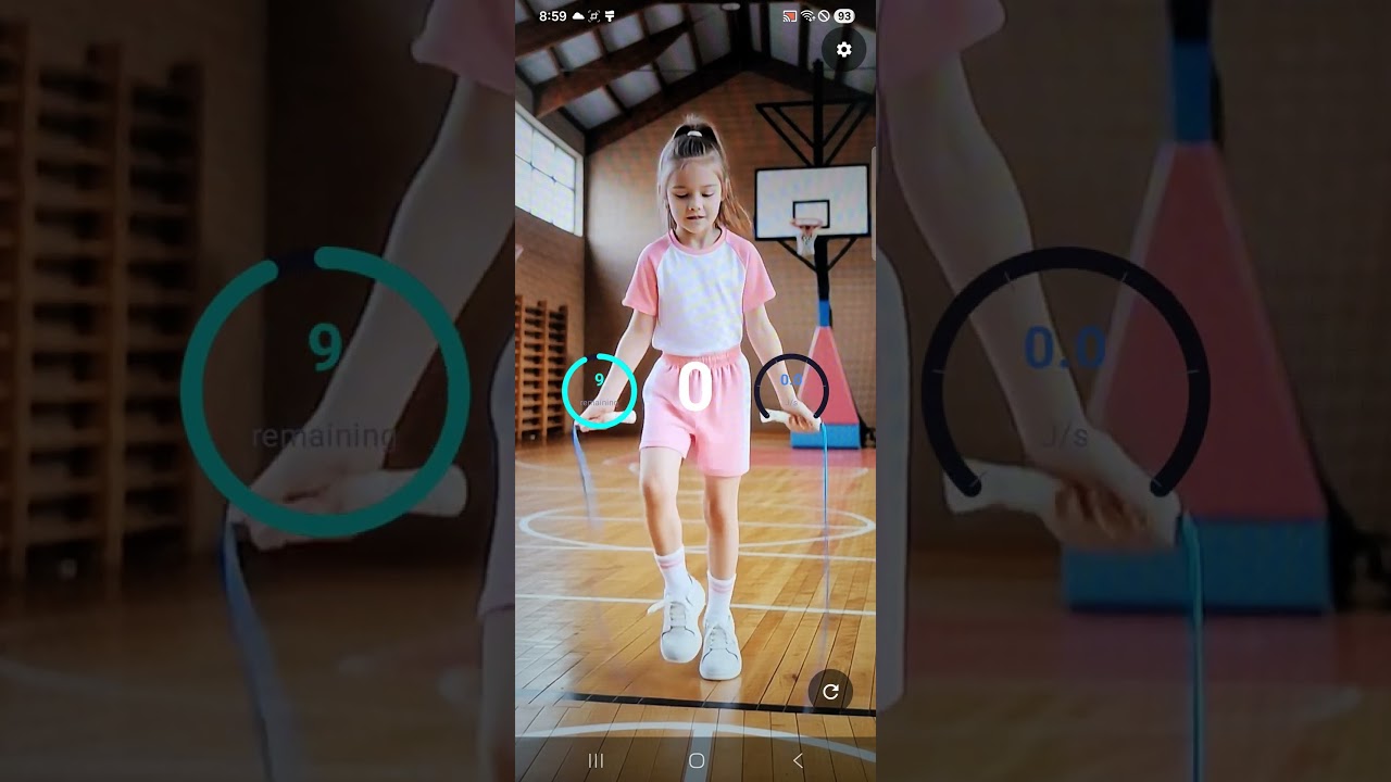 AI Jump Rope Counter 앱 데모