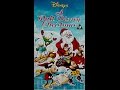 Digitized Opening To A Walt Disney Christmas UK VHS