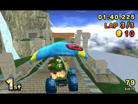 Wii U Thwomp Ruins (v1.1) by CamoMKT, MKWMods, Manfredi - Mario Kart 7: Custom Track [1440p 60fps]