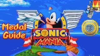 Sonic Mania + Plus: COMPLETE MEDAL GUIDE! ALL SKILLS & EXTRAS Showcase!