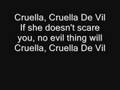 Selena Gomez Cruella De Vil (With Lyrics) 