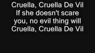 Selena Gomez Cruella De Vil (With Lyrics)