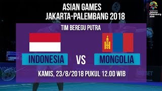 Live Streaming Semifinal Badminton Asian Games, Ganda Putra Indonesia Vs Mongolia Pukul 12.00 WIB