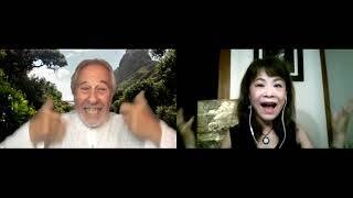 Dr . Bruce Lipton and Dr. Emoto's happy first encounter. Invisible field gives shape to matter.
