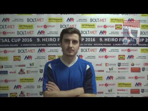 9. HFC 2016 - Wywiad z Jakub Niedźwiedź (FC Lambada Siepraw) po meczu z Irex Gaz Chorzów
