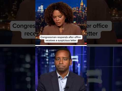 Congressman responds after office receives a suspicious letter