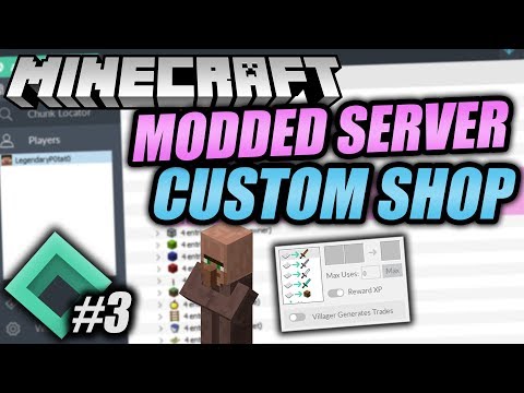 LegendaryP0tat0 - Adding A Custom Shop To Your Modded Minecraft Server! - Universal Minecraft Editor Modded Server #3