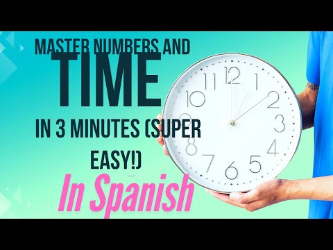 Learn Spanish FAST  Master Numbers & Time in 3 Minutes Super Easy!