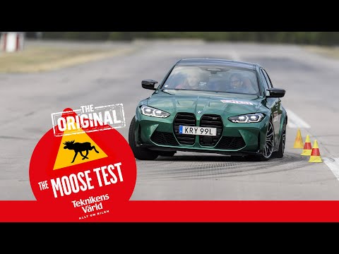 La G80 BMW M3 Competition RWD supera il temuto test delle alci e lo supera a pieni voti