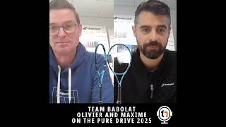 The Pure Drive 2025 with Team Babolat