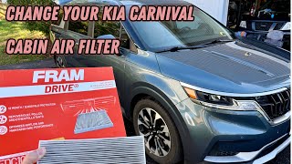 How to Change a Kia Carnival Cabin Air Filter
