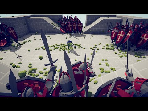 PEA SHOOTER GOD vs 100x EVERY UNIT - Totally Accurate Battle Simulator TABS
