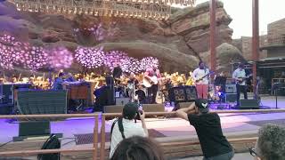 Amos Lee performs &quot;One Lonely Light&quot; at Red Rocks with Colorado Symphony Orchestra, July 16, 2017.