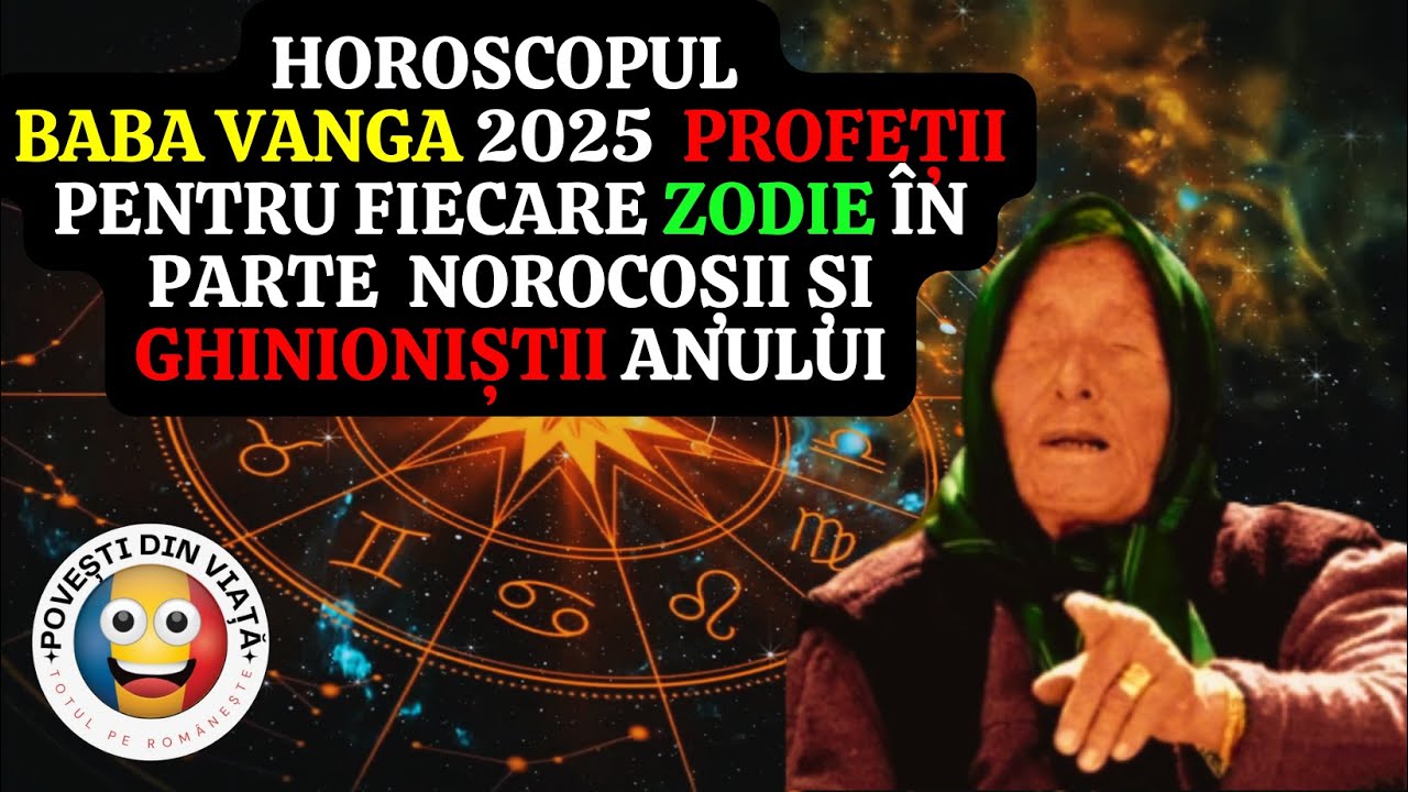 Horoscopul Baba Vanga 2025 - Profeții Pentru Fiecare Zodie În Parte - Norocoșii și Ghinioniștii
