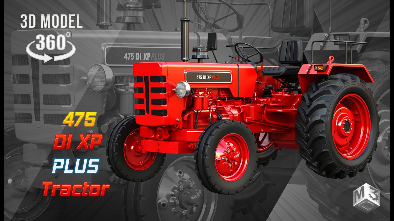 475 DI XP PLUS Tractor 3D Model