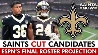 New Orleans Saints Cut Candidates Per ESPN’s FINAL Saints 53-Man Roster Projection