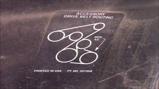 Chevy Cavalier Serpentine belt replacement