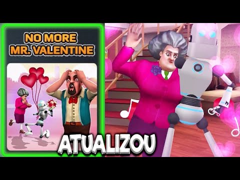 Atualizou! A PROFESSORA MALVADA se APAIXONOU por um ROBÔ Scary Teacher