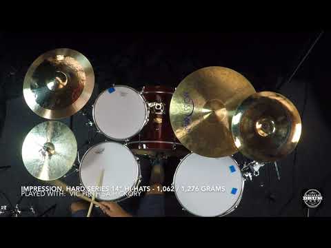 Impression Cymbals HARD Series 14" Hi Hats - 1062g, 1276g