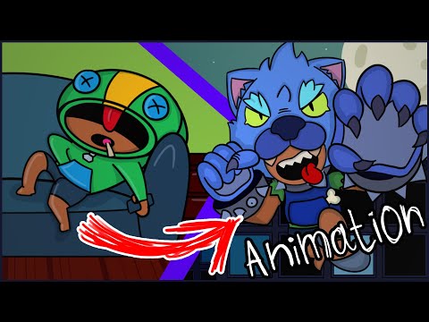 Brawl Stars Animation | The story of Leon the werewolf (Parody)