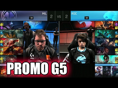 Roccat vs Millenium | Game 5 S7 EU LCS Spring 2017 Promotion Tournament | ROC vs MIL G5 1080p