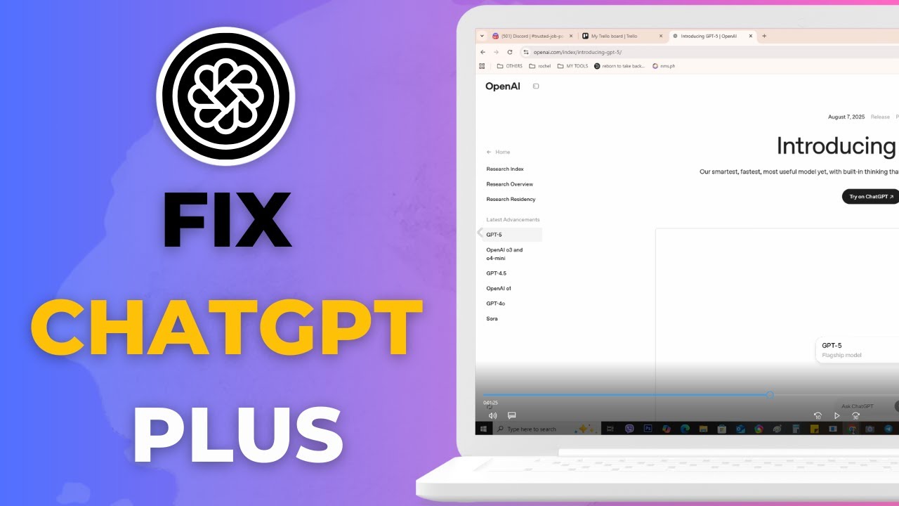 How To Fix If Paid For ChatGPT Plus But Can't Access Its Features (Working 2025)