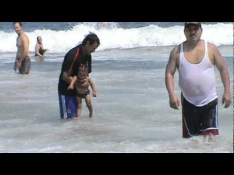 YOSELIN Y YO EN LA PLAYA